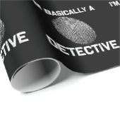 Funny Detective Crime Investigation Drama Reader Cadeaupapier (Rol Hoek)