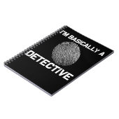 Funny Detective Crime Investigation Drama Reader Notitieboek (Linkerzijde)