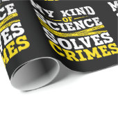 Funny Detective Forensic Science Crime Solver Cadeaupapier (Rol Hoek)