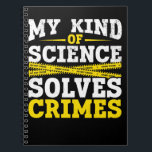 Funny Detective Forensic Science Crime Solver Notitieboek<br><div class="desc">Grappig rechercheur Forensic Science Crime Solver.</div>