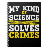Funny Detective Forensic Science Crime Solver Notitieboek (Voorkant)