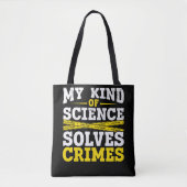 Funny Detective Forensic Science Crime Solver Tote Bag (Voorkant)