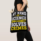 Funny Detective Forensic Science Crime Solver Tote Bag (Dichtbij)