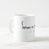 Funny Developer Mok Gift for Programmers Geek Mok (Voorkant links)