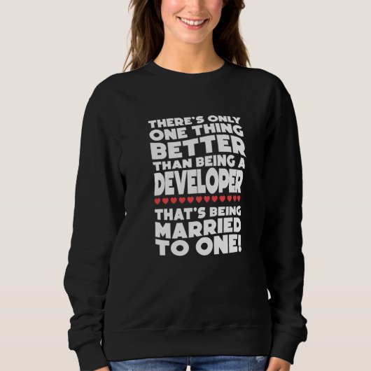 Funny Developer Programmer Codering Geek Dev Softw Trui (Voorkant)