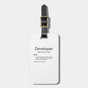 Funny Developers Gift Developer Definition Gift Bagagelabel