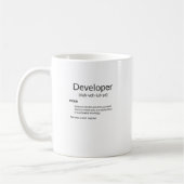 Funny Developers Gift Developer Definition Gift Koffiemok (Links)