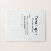 Funny Developers Gift Developer Definition Gift Legpuzzel (Horizontaal)