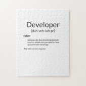 Funny Developers Gift Developer Definition Gift Legpuzzel (Verticaal)