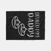 Funny Deviled Egg Daddy Fleece Deken (Voorkant (Horizontaal))