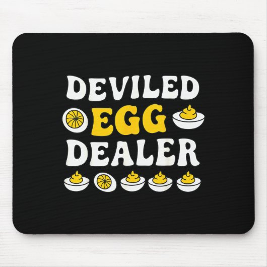 Funny Deviled Egg Er Thanksgiving  Muismat (Voorkant)