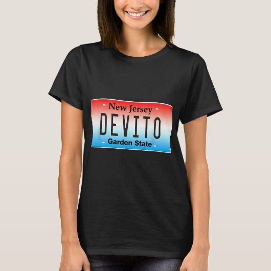Funny Devito New Jersey Italian American Nj Cutlet T-shirt (Voorkant)
