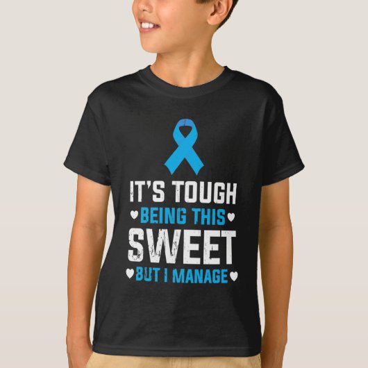 Funny Diabetes Awareness Insulin Warrior Diabetic T-shirt (Voorkant)