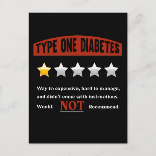 Funny Diabetes Joke Diabetic Humor Briefkaart