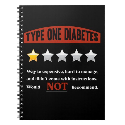 Funny Diabetes Joke Diabetic Humor Notitieboek (Voorkant)