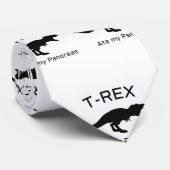 Funny Diabetes T-rex Ate my Pancreas Stropdas (Opgerold)