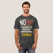 Funny Diagnostic Medical Sonography Major T-shirt (Voorkant volledig)