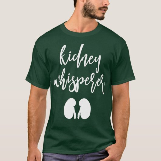Funny Dialysis Patiënt Gifts Kidney Whisperer T-shirt (Voorkant)