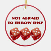 Funny Dice Bunco Ornament (Voorkant)