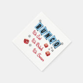 Funny Dice Bunco Servet (Hoek)