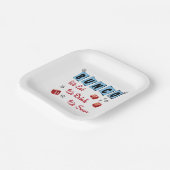 Funny Dice Girls Night Out Bunco Papieren Bordje (Gebogen)