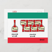 Funny die naar een condoom adresverandering van de briefkaart (Voorkant / Achterkant)