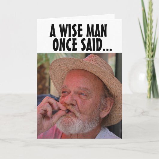 FUNNY DIE OUDERE GROTE KAART VOOR HEM KRIJGT (Voorkant)