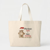 Funny die Santa Meemaw nodig heeft Grote Tote Bag (Voorkant)