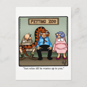 Funny Dierenvriend Zoo Briefkaart