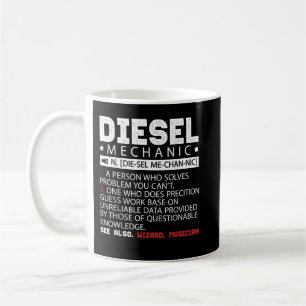 Funny Diesel Mechanic Description Koffiemok