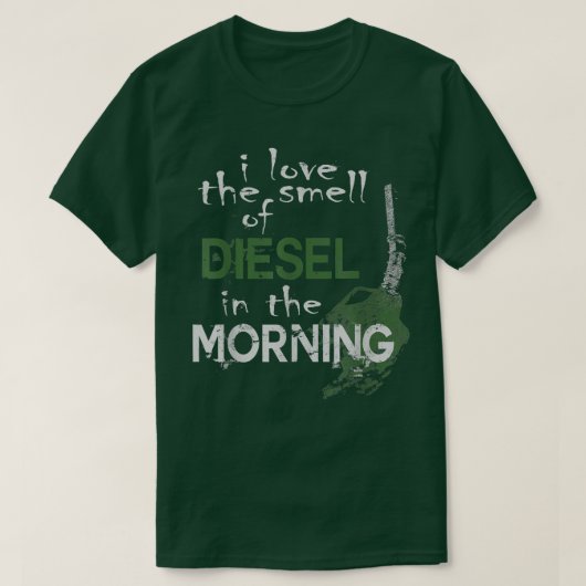 Funny Diesel Truck Driver T-shirt (Design voorkant)