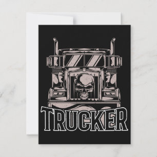 Funny Diesel Trucker Big Rig Semi Kaart
