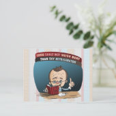 Funny Diet Losing Gewicht Briefkaart (Staand voorkant)