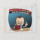 Funny Diet Losing Gewicht Briefkaart (Voorkant)