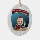 Funny Diet Losing Gewicht Keramisch Ornament (Rechts)