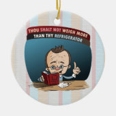 Funny Diet Losing Gewicht Keramisch Ornament (Voorkant)
