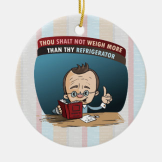 Funny Diet Losing Gewicht Keramisch Ornament