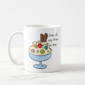 Funny Diet Quote Ice Cream Sundae Koffiemok (Links)