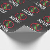 Funny Dill Cucumber Hater Humor ik haat Pickles Cadeaupapier (Hoek)