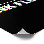 Funny Dink Player  Retro Pickleball Mannen Poster (Hoek)