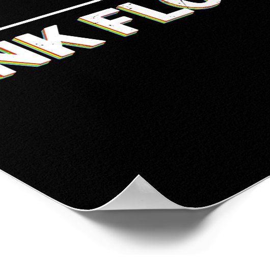 Funny Dink Player  Retro Pickleball Mannen Poster (Hoek)