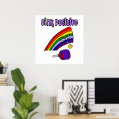Funny Dink Positieve Pickleball Sports Pun Poster (Thuiskantoor)