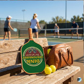 Funny Dink Responsibly Don't Get Smashed Green Pickleball Paddle
