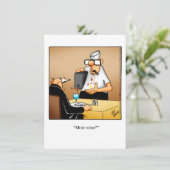 Funny Dinner Party nodigt "spectickles" uit Kaart (Staand voorkant)