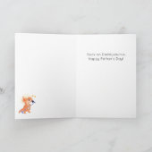 Funny Dino Dad You Rock Vaderdag Kaart (Binnen)