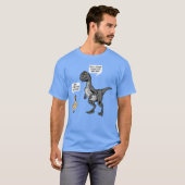 Funny Dinosaur And Chicken Re Chicken Quote boy T-shirt (Voorkant volledig)