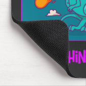 Funny Dinosaur Asteroid Alles is prima Muismat (Hoek)