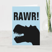 FUNNY DINOSAUR BIRTHDAY CARDS KAART (Voorkant)