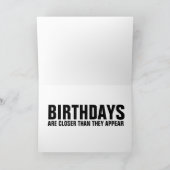 FUNNY DINOSAUR BIRTHDAY KAART (Binnen)