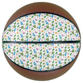 Funny Dinosaur, bladeren Basketbal (Voorkant)
